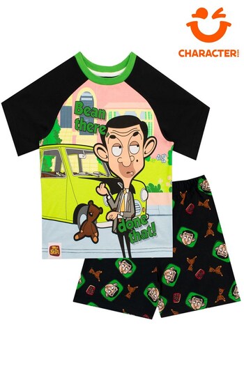 Character Black Mr Bean Short Pyjamas (862341) | £12