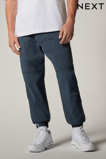 Blue Regular Tapered Stretch Cargo Joggers (862348) | £32
