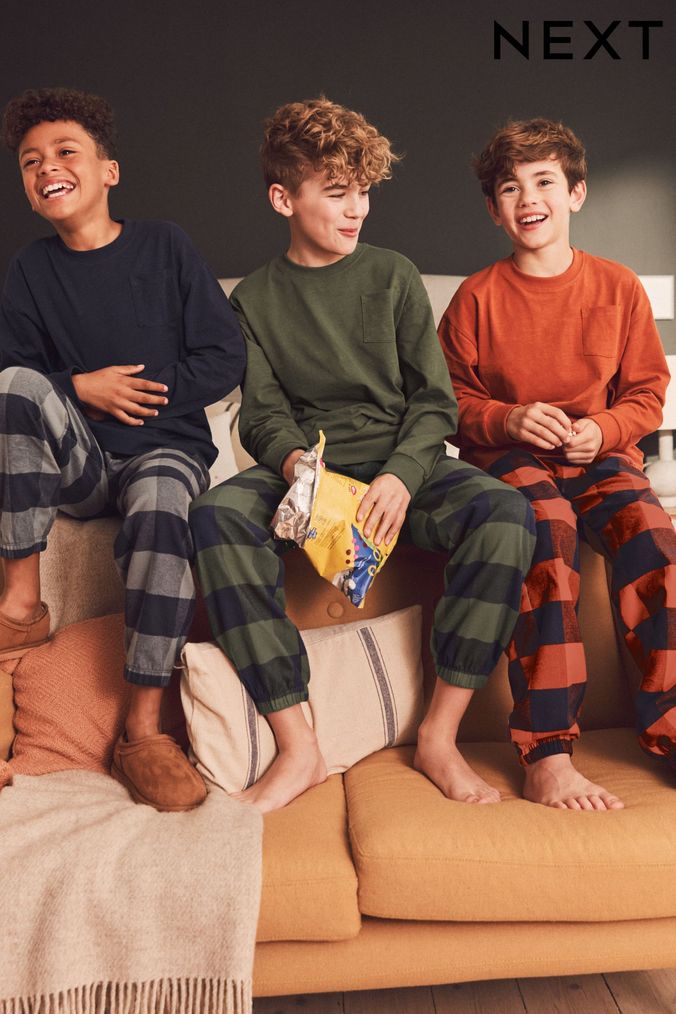 Boys pyjamas at next outlet