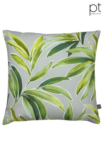 Prestigious Textiles Cactus Green Ventura Tropical Feather Filled Cushion (863033) | £20