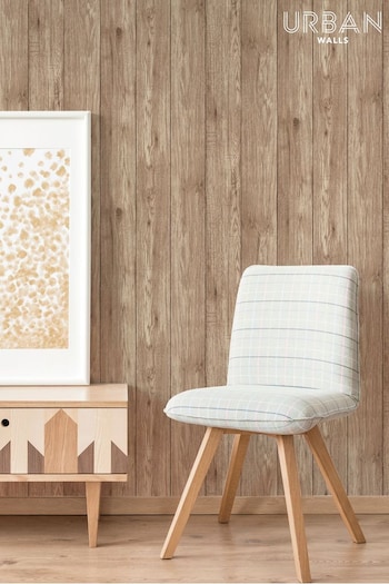 Urban Walls Natural Lumber Wood Wallpaper (864107) | £26