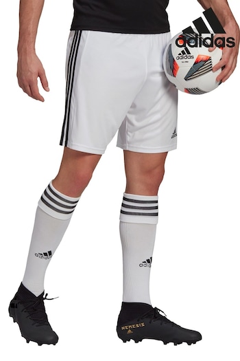 adidas White Performance Football Squadra 21 Shorts Chloe (864783) | £18