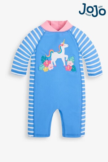 JoJo Maman Bébé Unicorn Kids' Unicorn 1-Piece Sun Protection Suit (865690) | £24