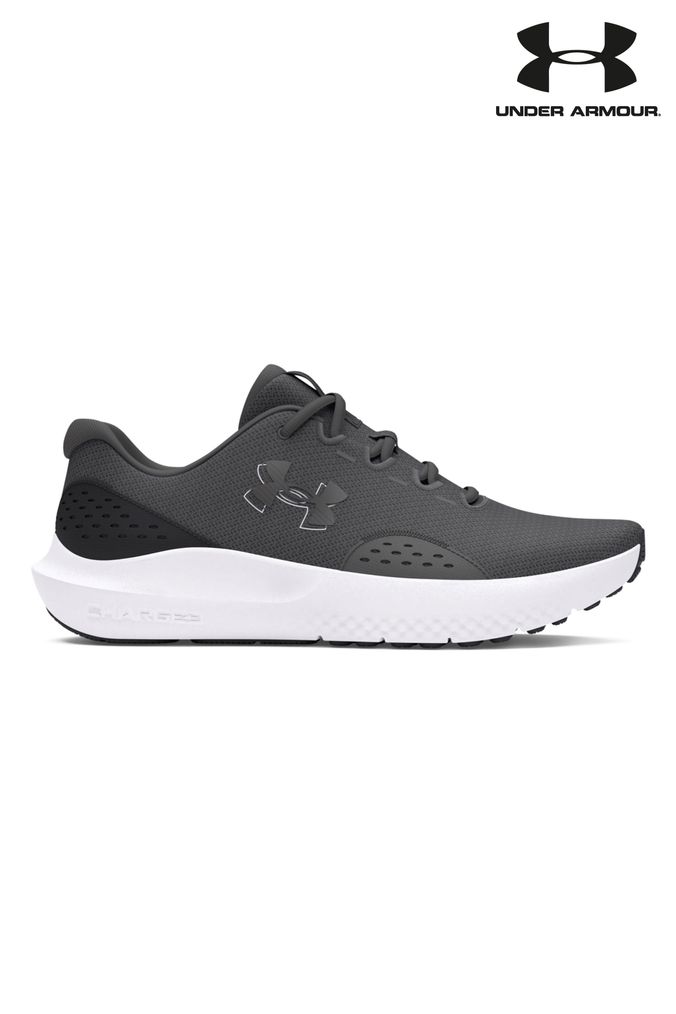 Mens grey under armour trainers online