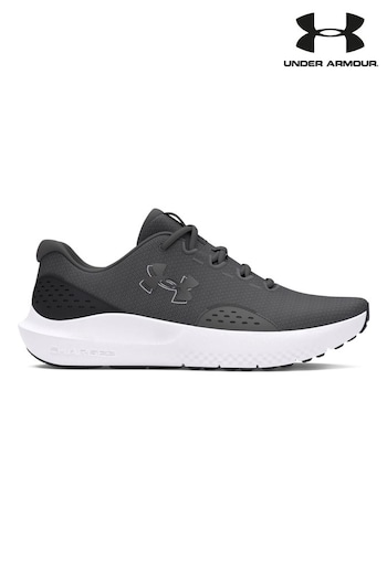 Under Armour Grey/Black Surge 4 Trainers (867047) | £50