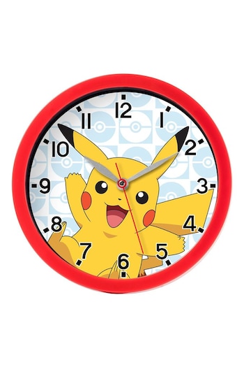 Peers Hardy Red Pokémon Pikachu Wall Clock (867219) | £15