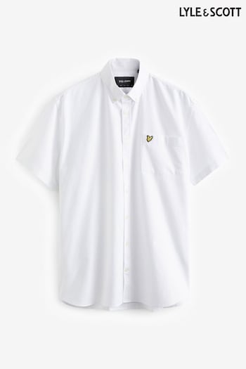Lyle & Scott Plus Size Short Sleeve Oxford Shirt (867621) | £55