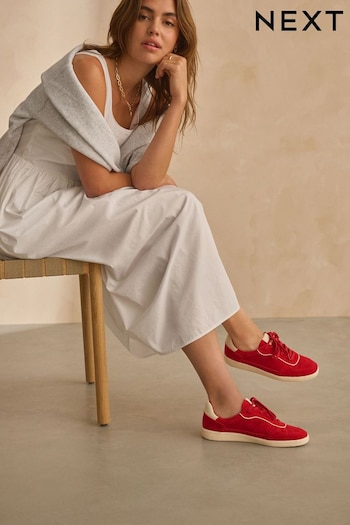 Red Forever Comfort® Slim Lace Up Trainers (867873) | £35