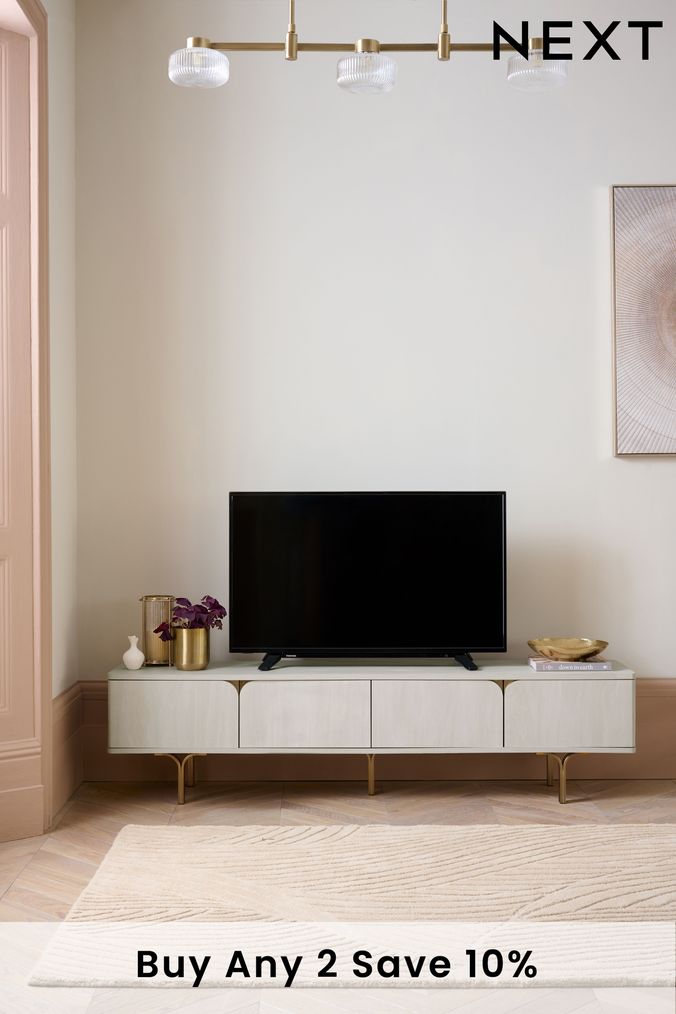 Buy Gold TV Units Homeware Livingfurniture Online Next UK