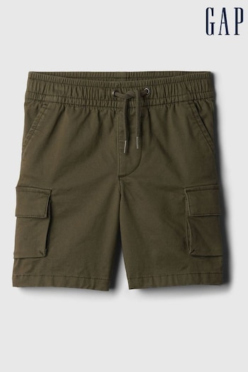 Gap Green Cotton Twill Pull On Cargo biker Shorts (6mths-5yrs) (867918) | £18
