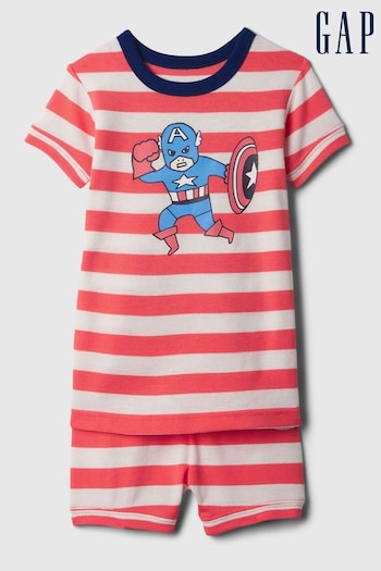 Gap Red Organic Cottton Marvel  Baby Pyjama Set (12mths-5yrs) (867960) | £20