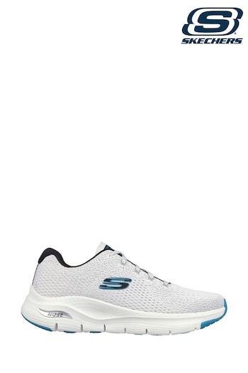 Skechers White Arch Fit Takar Trainers (868115) | £87