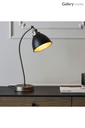 Gallery Home Pewter Grey Langley Table Lamp (868659) | £92