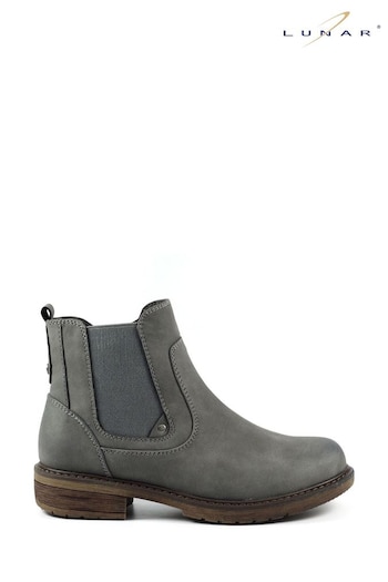 Lunar Grey Roxie II Ankle zon Boots (868686) | £58