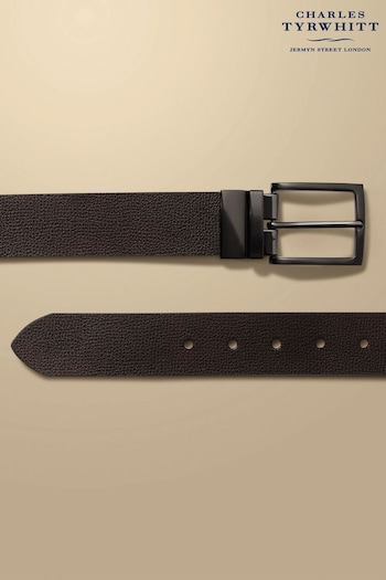 Charles Tyrwhitt Natural Leather Made in England Reversible Chinos Belt (869381) | £50