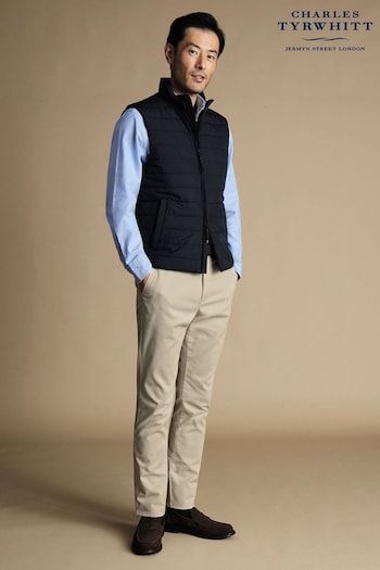 Charles Tyrwhitt Blue Weight Quilted Gilet (869895) | £100