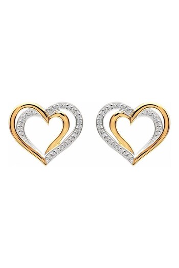 Unique & Co Ladies Collection Gold Tone Earrings (869918) | £82