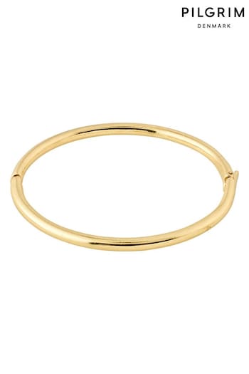 PILGRIM Gold Sophia Recycled Bangle Bracelet (870067) | £30