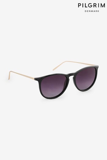 PILGRIM Coal Vanille Black Sunglasses (870335) | £30