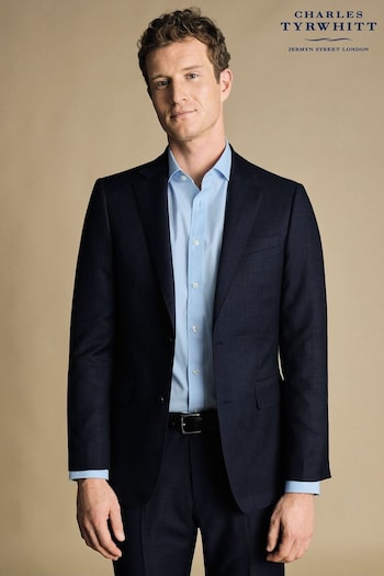 Charles Tyrwhitt Blue Slim Fit Italian Luxury Suit (870352) | £330