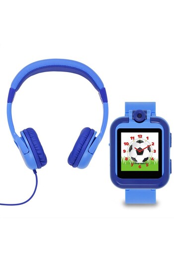 Peers Hardy Blue Tikkers Plain Interactive Watch & Headphone Set (871148) | £35