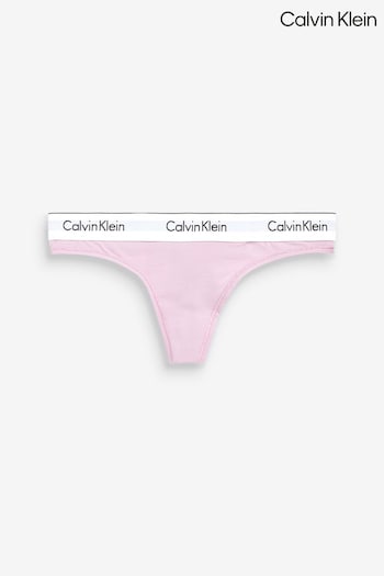 Calvin Klein Pink Modern Cotton Thongs (871266) | £20