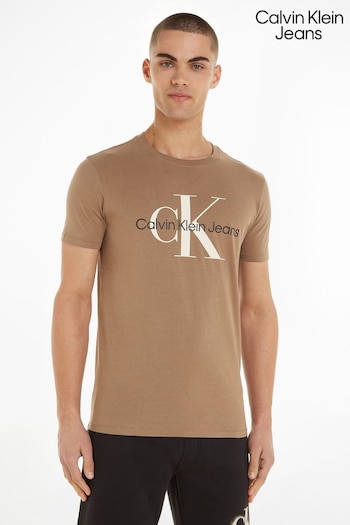 Calvin Klein Jeans Green Monologo T-shirt (871358) | £50