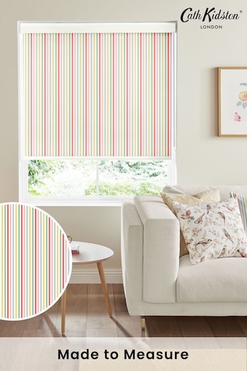 Cath Kidston Cream Mid Stripe Candy Made To Measure Roller Blind (871438) | £58
