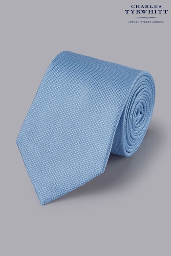 Charles Tyrwhitt Blue Silk Stain Resist Tie (871773) | £35