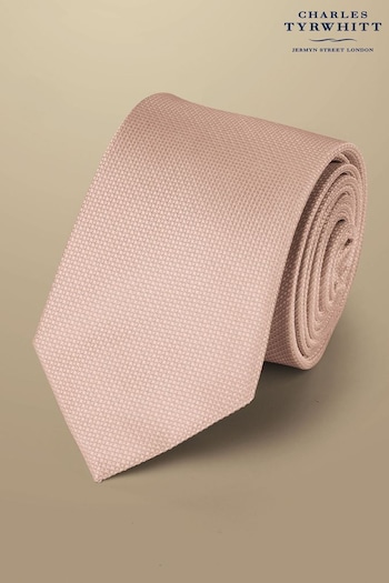 Charles Tyrwhitt Pink Silk Stain Resist Tie (871843) | £35