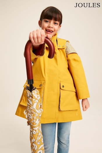 Joules Seacombe Yellow Waterproof Raincoat with Cape (871906) | £79.95 - £84.95