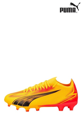Puma Orange Ultra Match Football Boots (872072) | £75