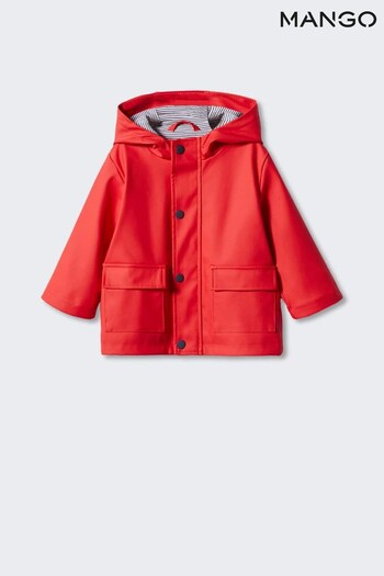 Mango Red Gummed Raincoat (872285) | £30