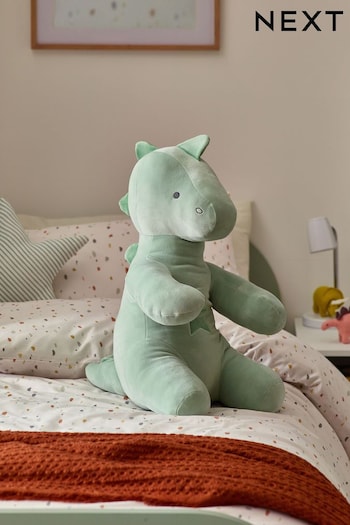 Green Dinosaur Extra Large Super Soft Squidge Toy Cushion (872305) | £28