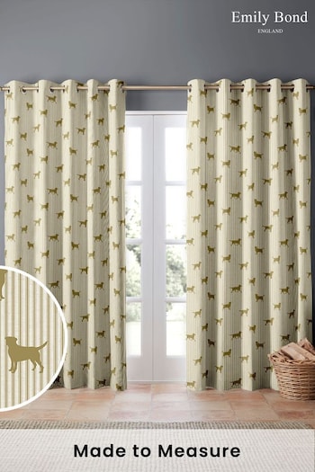 Emily Bond Gold Marley Made to Measure Curtains (872619) | £91