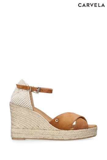 Carvela Comfort Natural Sun Ray Sandals (872767) | £149