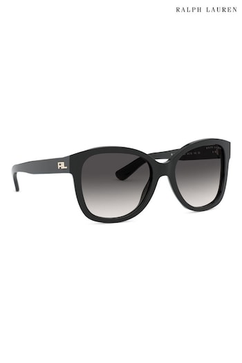 Ralph by Ralph Lauren Black rectangle-frame Sunglasses (872810) | £168