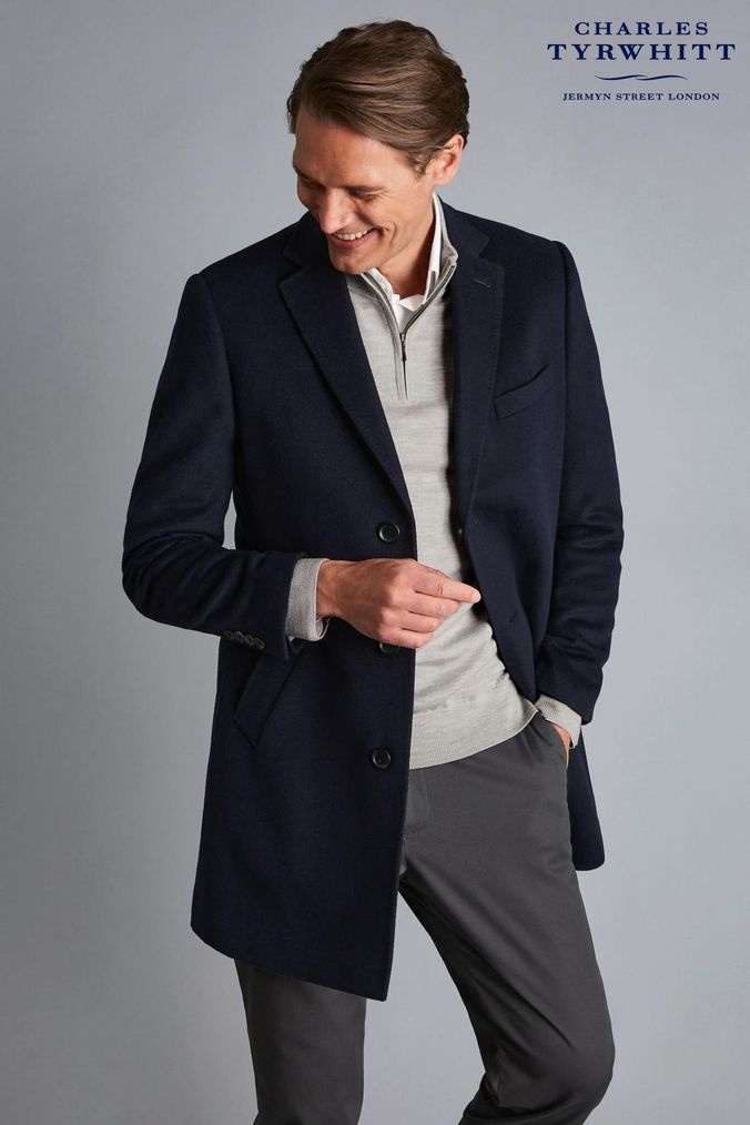 Men s Wool Coats jackets Pure Wool Coats Next Official Site