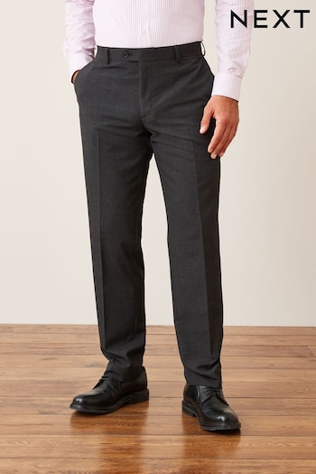 Charcoal Grey Wool Mix Textured Suit Trousers (872949) | £50