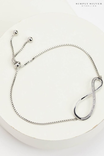Mood Silver Infinity Toggle Bracelet (873016) | £26