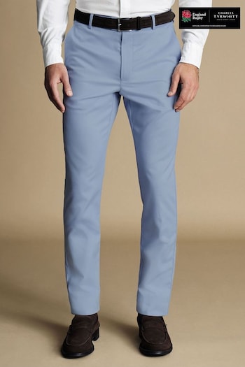 Charles Tyrwhitt Blue Light Classic Fit Ultimate non-iron Chino Trousers (873228) | £80