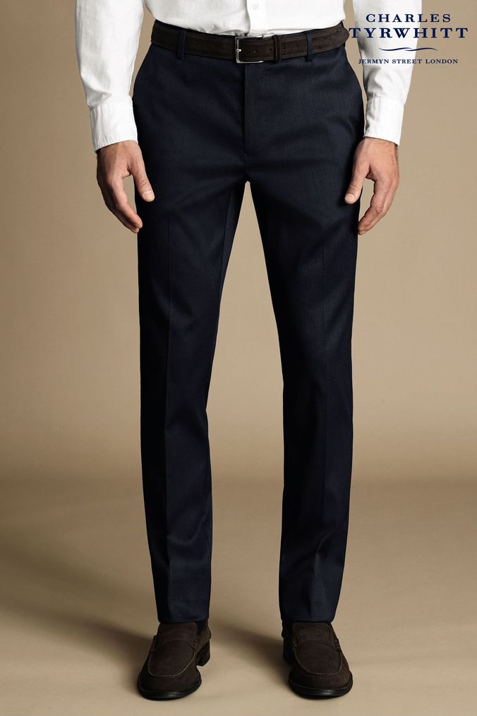 Next navy blue trousers online