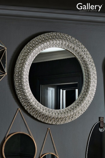 Gallery Home Pewter Grey Nisha Mirror by Gallery (873343) | £160