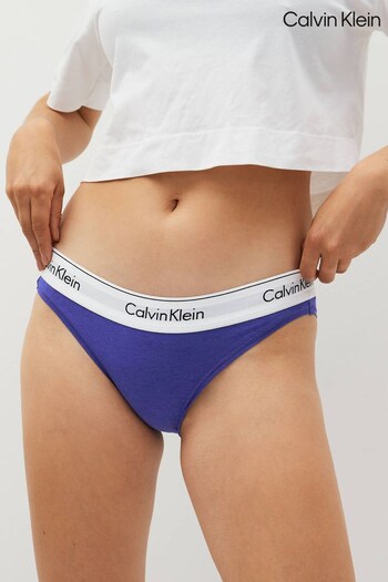Calvin Klein Blue Modern Cotton Bikini Briefs (873437) | £23