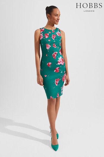 Hobbs Green Moira Dress (873499) | £149