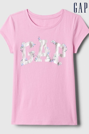 Gap Pink Graphic Short Sleeve T-Shirt (4-13yrs) (873637) | £10