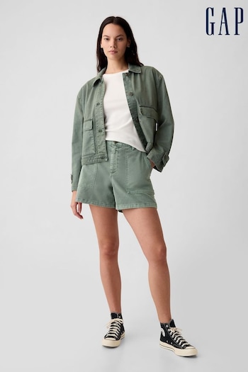 Gap Green Cotton Twill Carpenter Shorts (873823) | £35