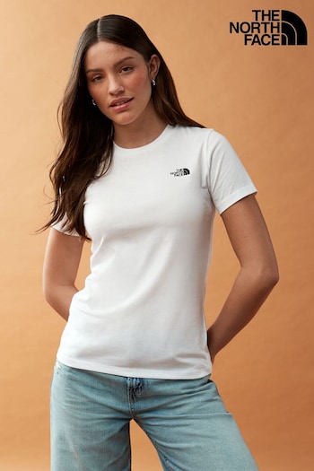Love & Roses White Womens Simple Dome T-Shirt (873966) | £24