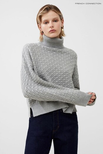 French Connection Grey Juni Cable Jumper (874113) | £65