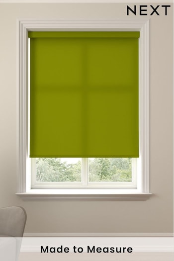 Lime Green Asher Made To Measure Light Filtering Roller Blind (874181) | £52